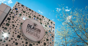 Find out more about the Deakin MD The Cube and Deakin signage at the waterfront