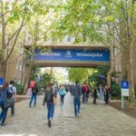 university of melbourne campus welcome sign