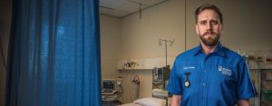 Learn more about studying nursing at Flinders University Flinders University nursing student