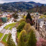 University of Otago Dunedin campus aerial shot