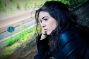 worried girl