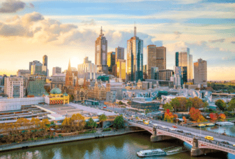 city of melbourne aerial