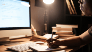 Griffith University studying online
