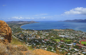 aerial shot of townsville, queensland