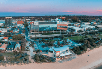 Frankston Victoria Australia aerial shot