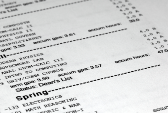 university transcript