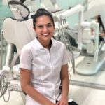 jcu dentistry graduate with dental equipment