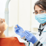 dentist with patient