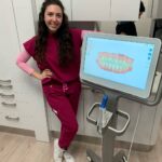 Dr Galloro at dental clinic