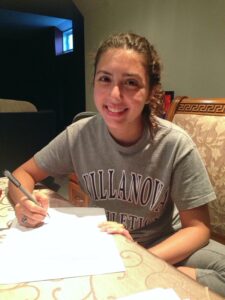 Is JCU dentistry right for you? cristina signing her acceptance letter