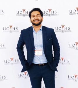 medical student rahat s at uOttawa healthcare symposium