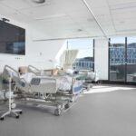 nursing school hospital bed