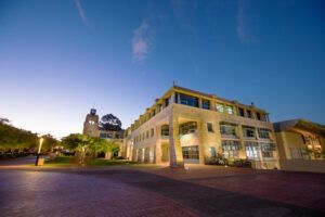 Learn more about studying at Bond Law School in Australia Bond University Law School building exterior